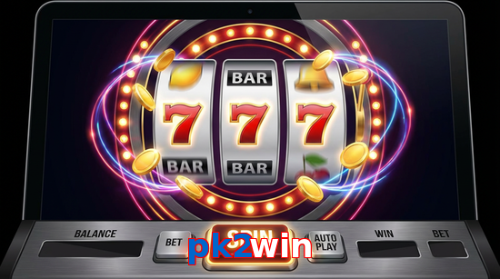 Main screen of Pk2win slots page for PK players
